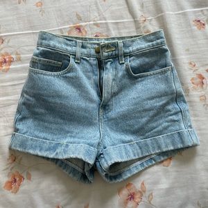 American apparel mom shorts